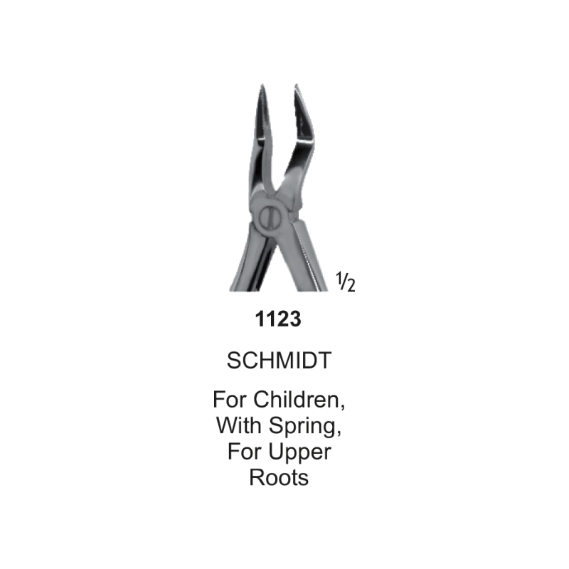 Tooth Forceps, for children, with spring, for upper roots (Schmidt) # 51