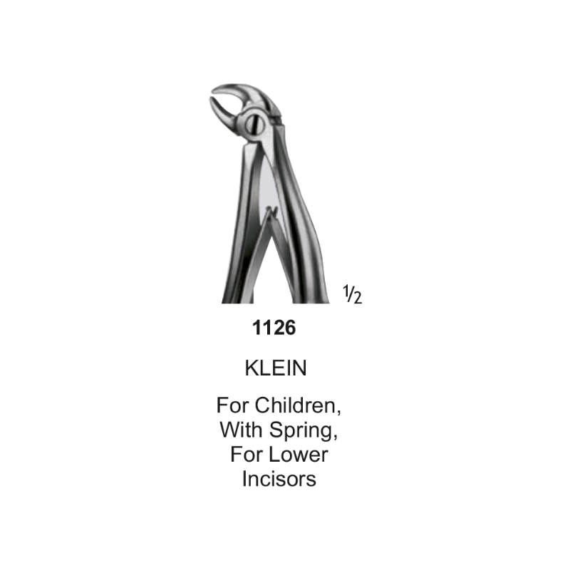 TOOTH FORCEPS, FOR CHILDREN, without spring, for upper molar right, FIG. 39 R