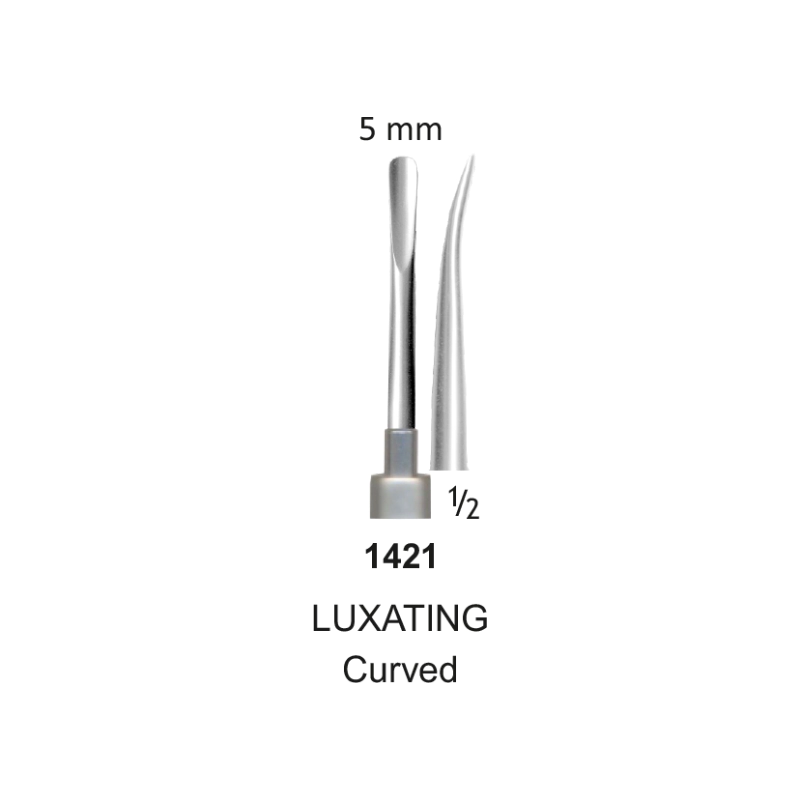 Tooth Elevator, Luxating Curved 5.0 mm