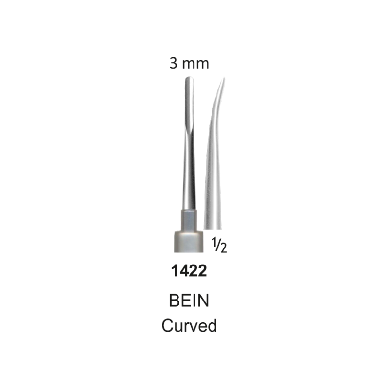 Tooth Elevator,Bein Curved, 3mm