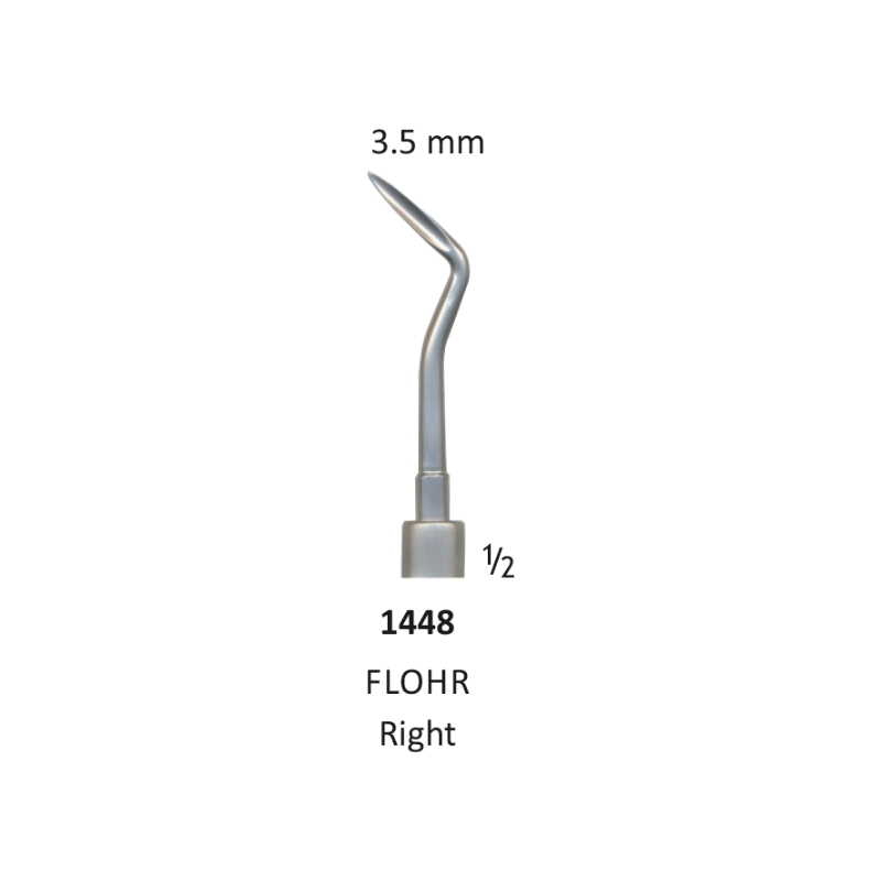 Tooth Elevator, FLOHR Right 3.5 mm