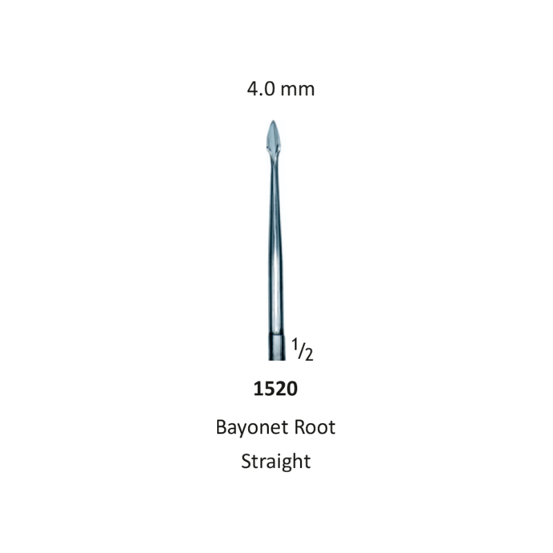 Tooth Elevator, Bayonet Root Elevator 4 mm - straight