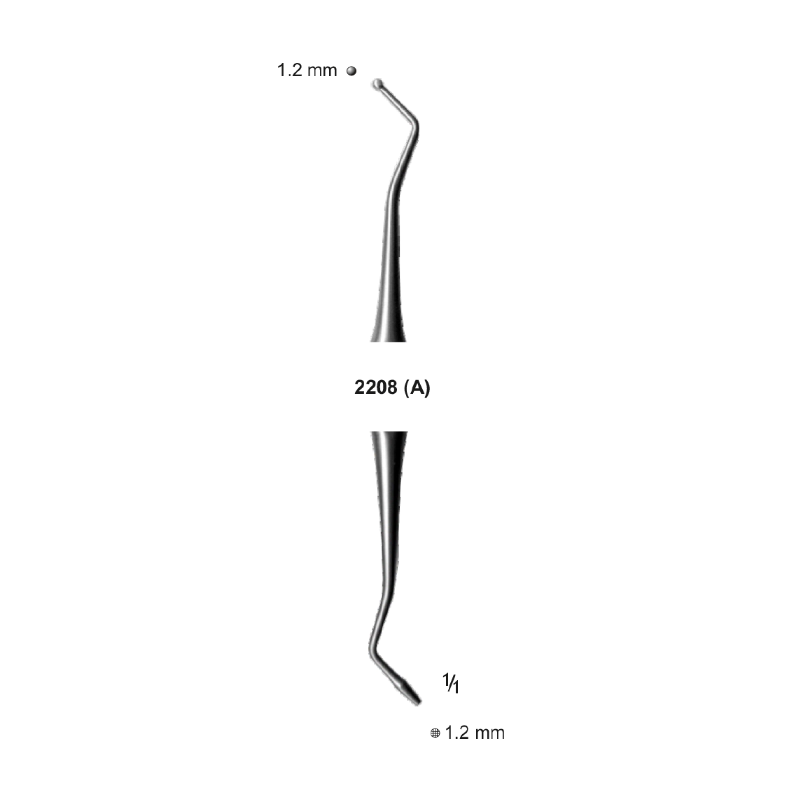 Burnisher-Plugger, 1.2 mm