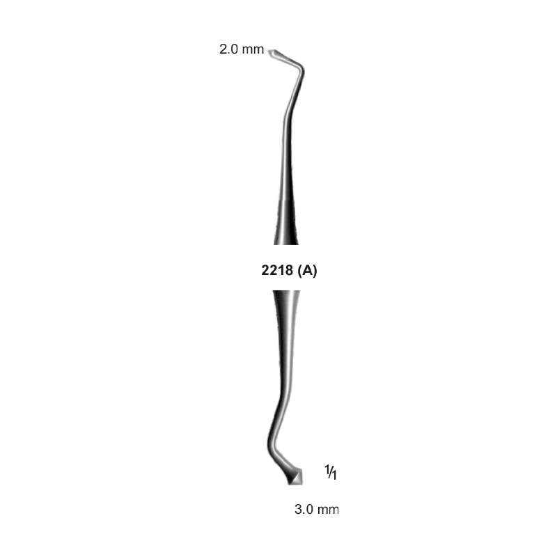 Burnisher, Wescott 2.0 - 3.0 mm
