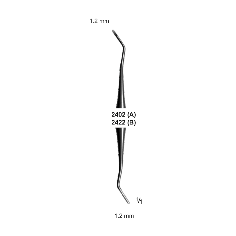 EXCAVATOR, 1.2 - 1.2 mm, Hollow Handel