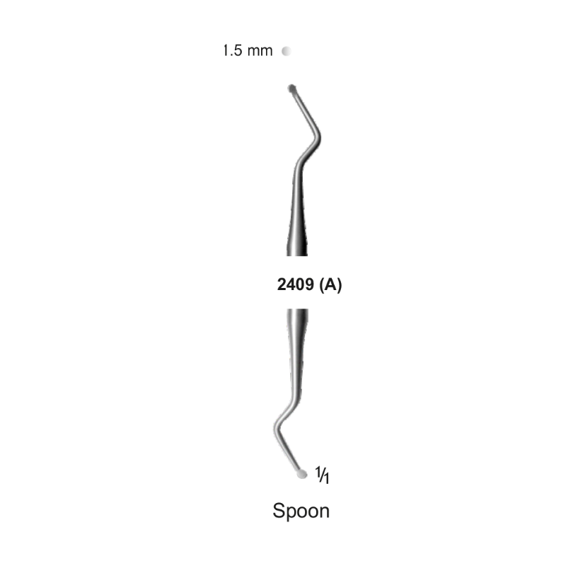 EXCEVETOR, English Pattren Spoon 1.5 mm