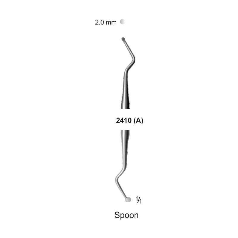 EXCEVETOR, English Pattren Spoon 2.0 mm