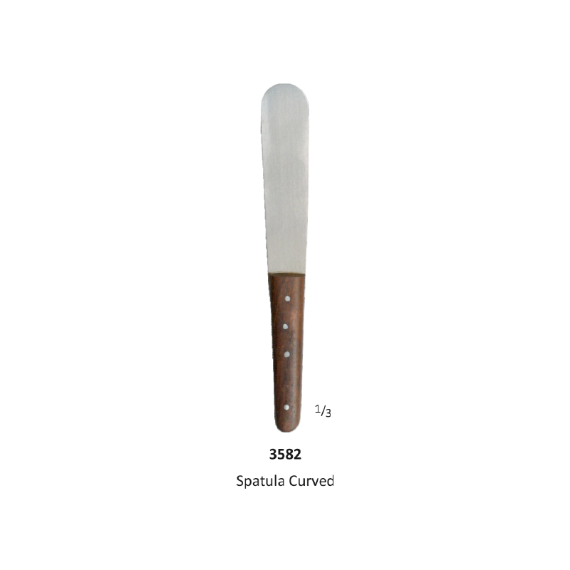 Plaster Spatula, Curved 200 mm