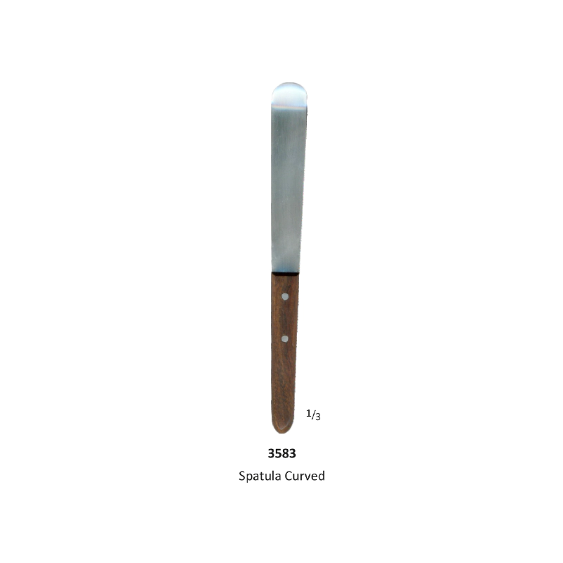 Plaster Spatula, Curved 230 mm