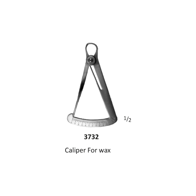 Caliper, For wax