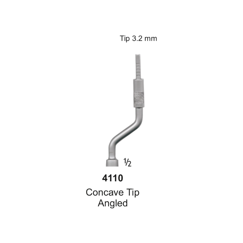 OSTEOTOME Concave Tip Angled 3.2