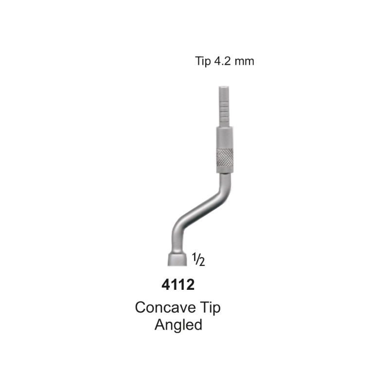 OSTEOTOME Concave Tip Angled 4.2