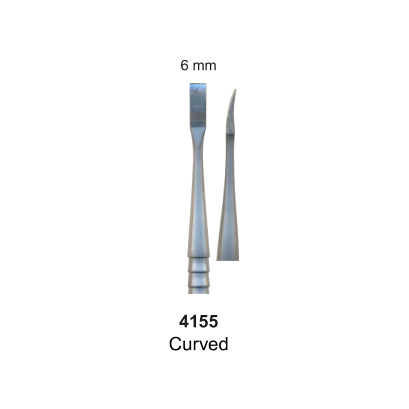 OSTEOTOME, Bone split, curved, 6 mm