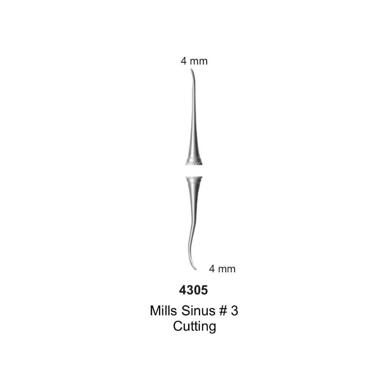 Sinus Instruments, Mills Sinus lift # 3, Cutting (4mm-4mm)