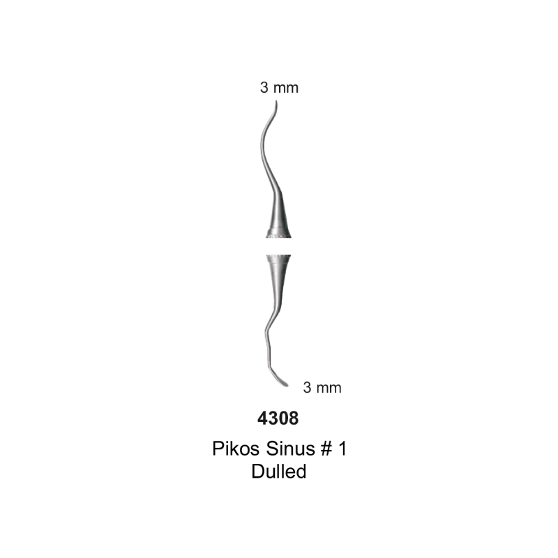 Sinus Instruments, Pikos Sinus lift # 1, Dulled (3mm-3mm)
