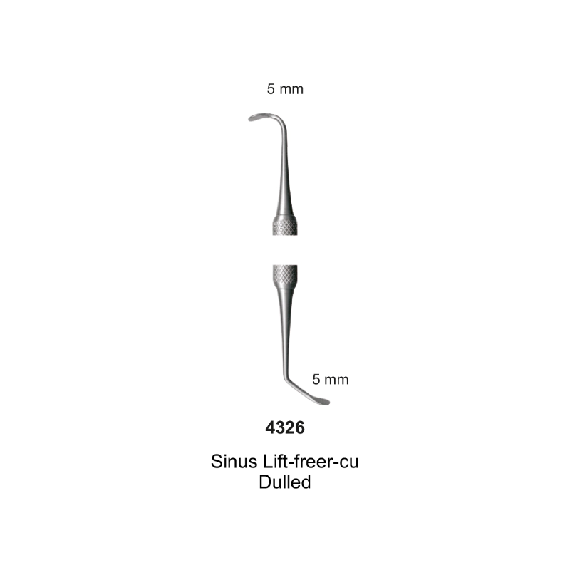 Sinus Instruments, Sinus lift-freer-cu, Dulled (5mm-5mm)