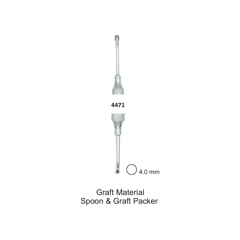 Graft Material Spoon & Graft Packer 4 mm