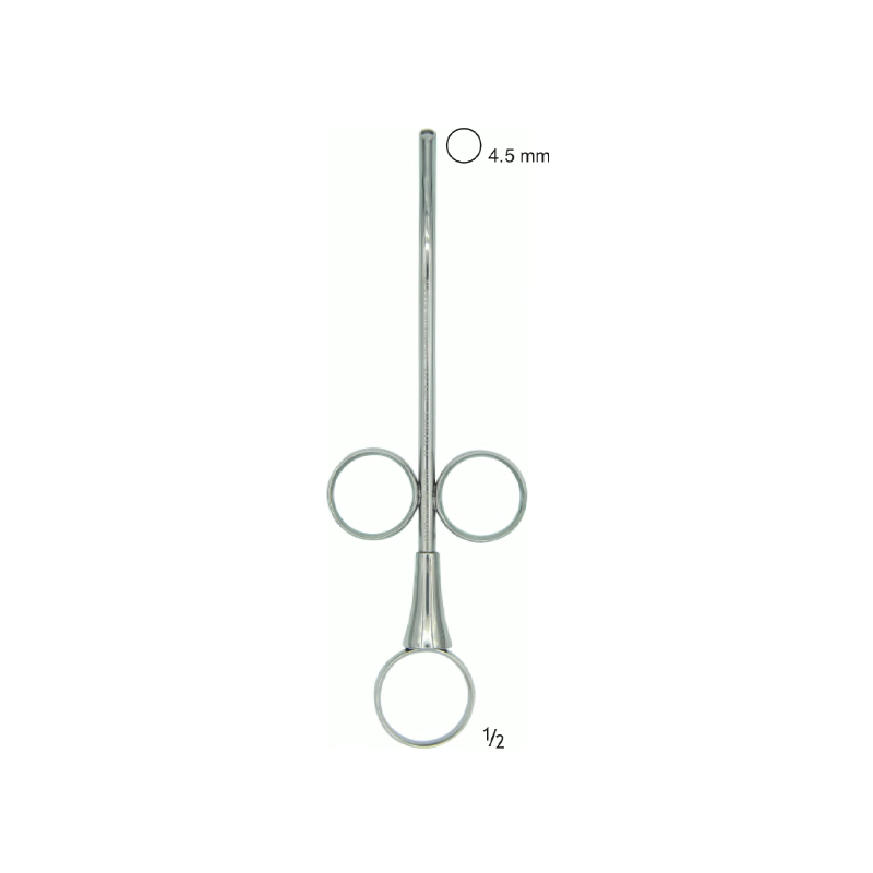 Stainless Steel Graft Material Syringes 4.5 mm