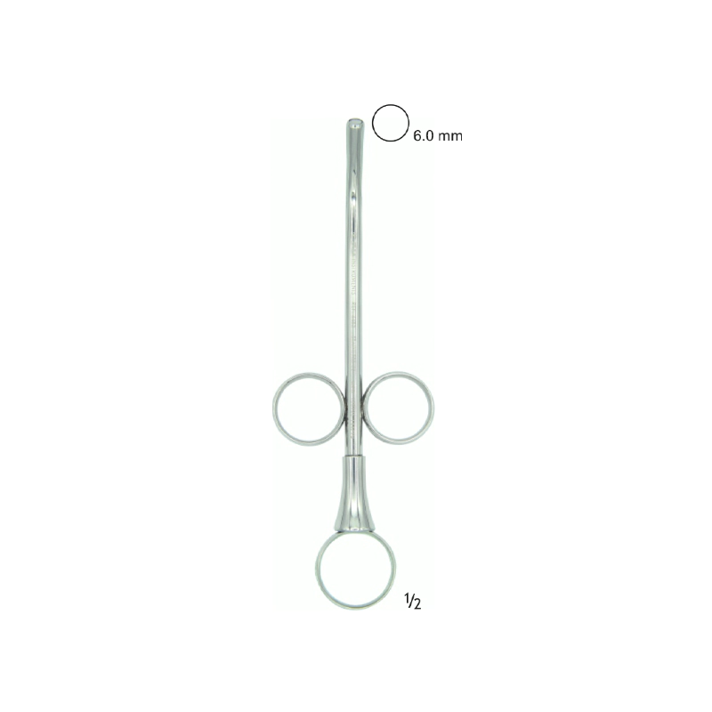 Stainless Steel Graft Material Syringes 6 mm