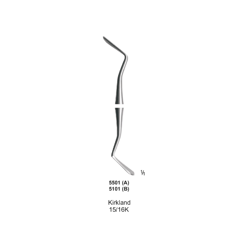 Periodontal Knife, Kirkland 15/16K, Octagon Handel