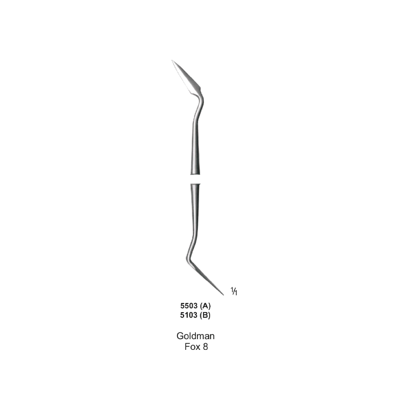 Periodontal Knife, Goldman-Fox, KGF-8, Octagon Handel