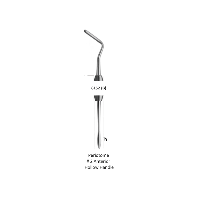 Currete, Spoon Shaped, 2-4, Hollow Handel