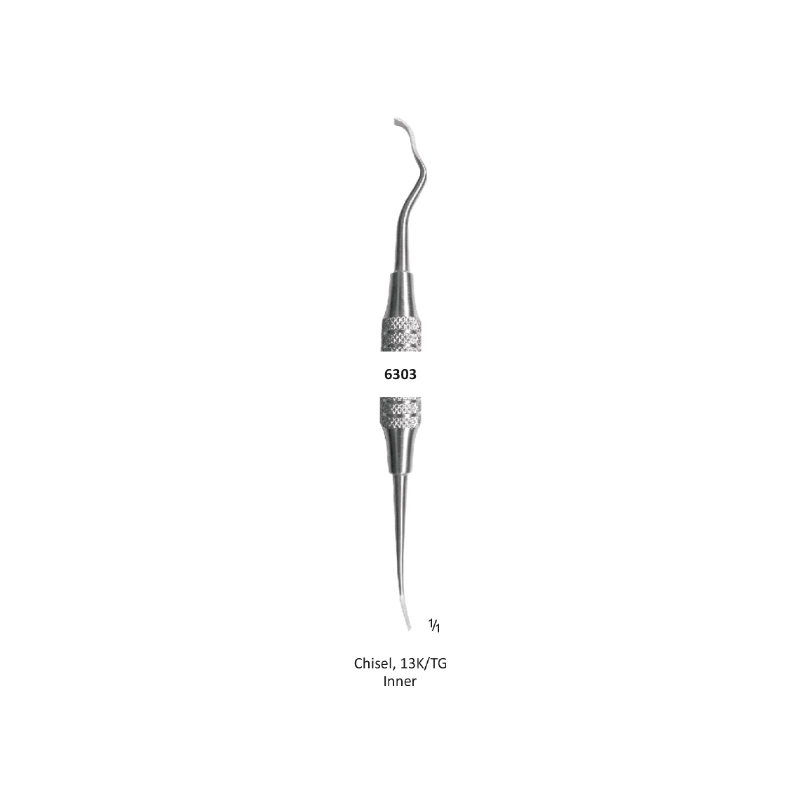 Bone Chisel, 13K/TG (Bevel Inner)