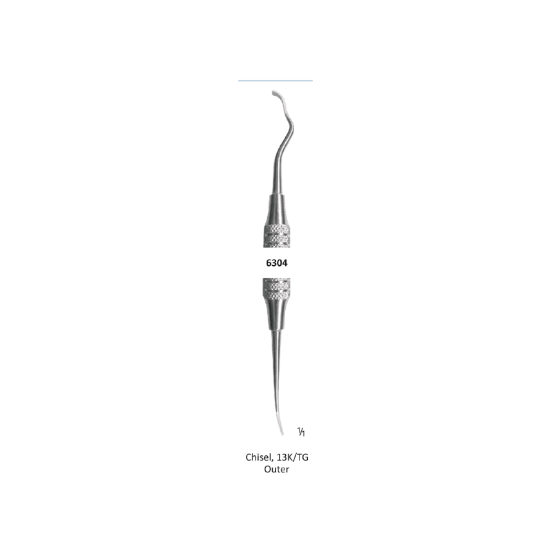 Bone Chisel, 13K/TG (Bevel outer)