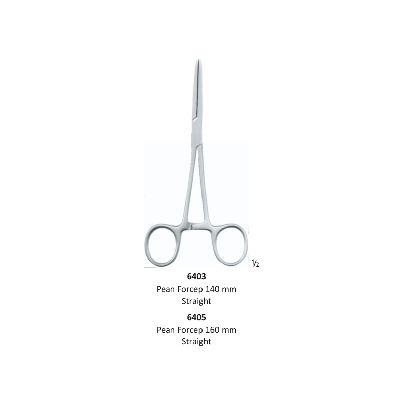 Hemostatic Forceps, Pean Straight, 16 cm
