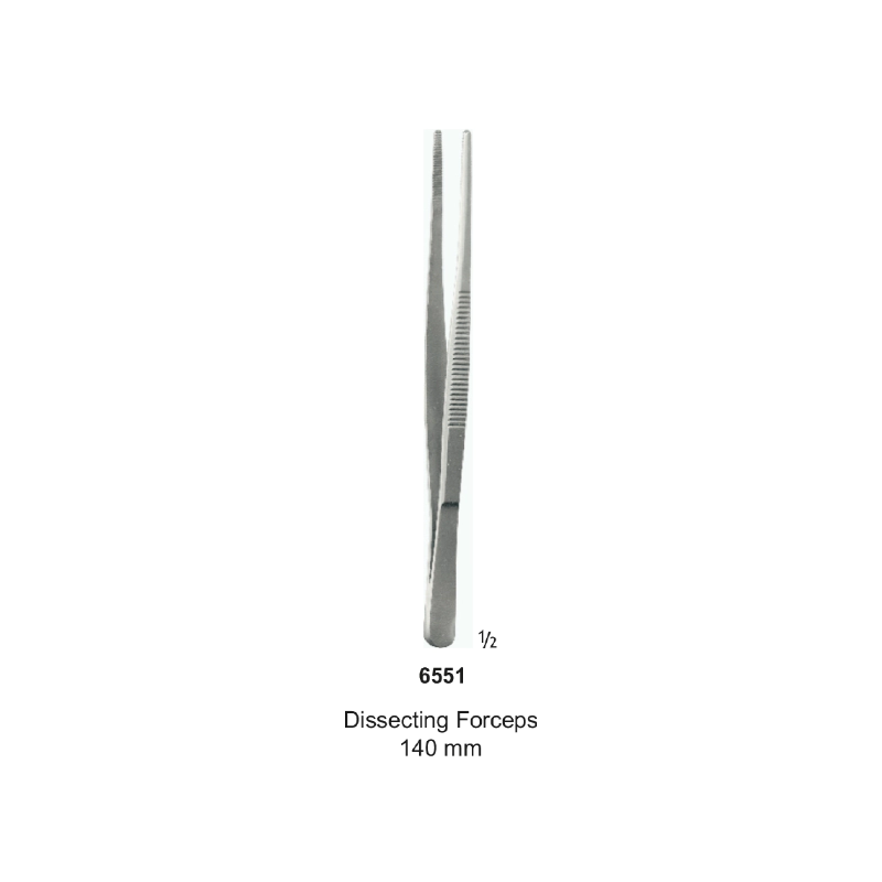 Dissecting forceps, 14 cm Serrated
