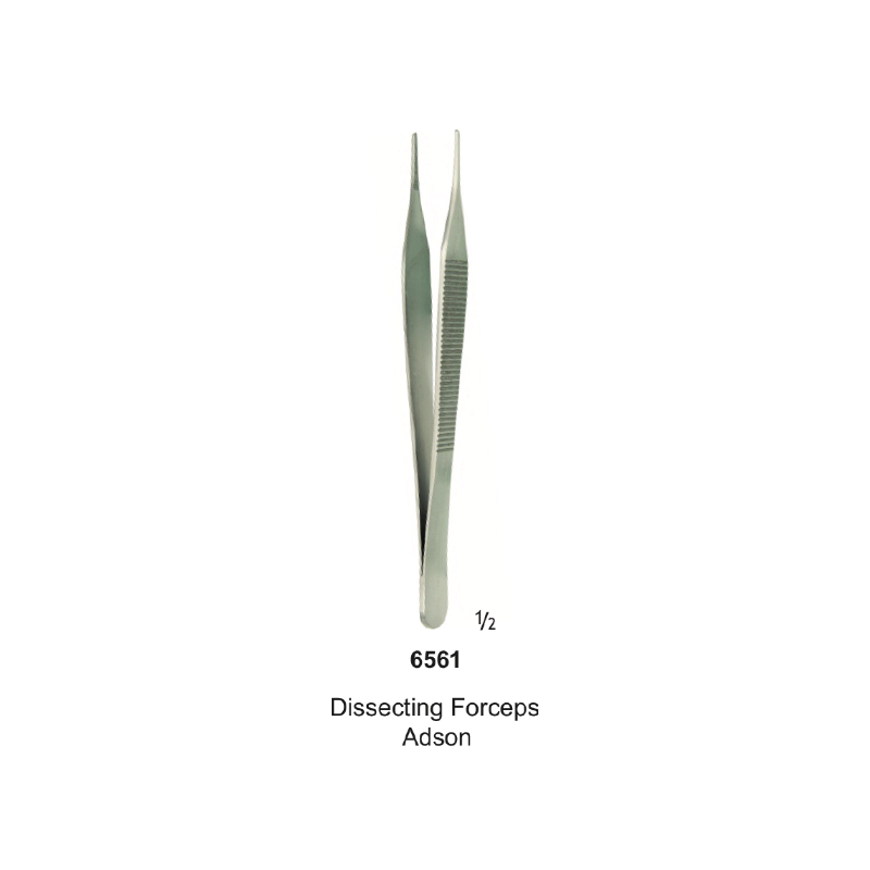 Tissue Forcep, 14 cm, 1x2 Teeth