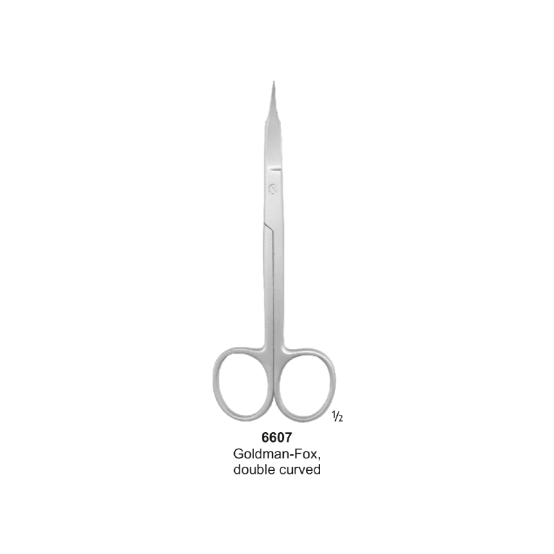 Scissor, Goldman Fox, dubble curved