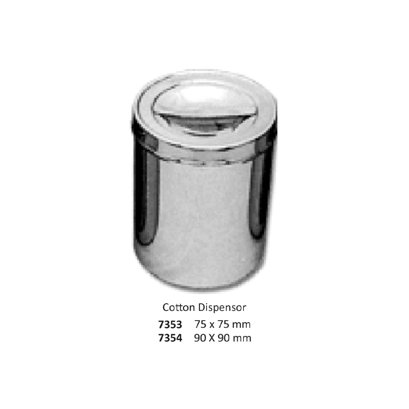 Cotton Dispensor, 9 x 9 cm