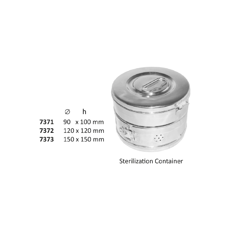Sterilization Container, 15X15 cm (DXH)