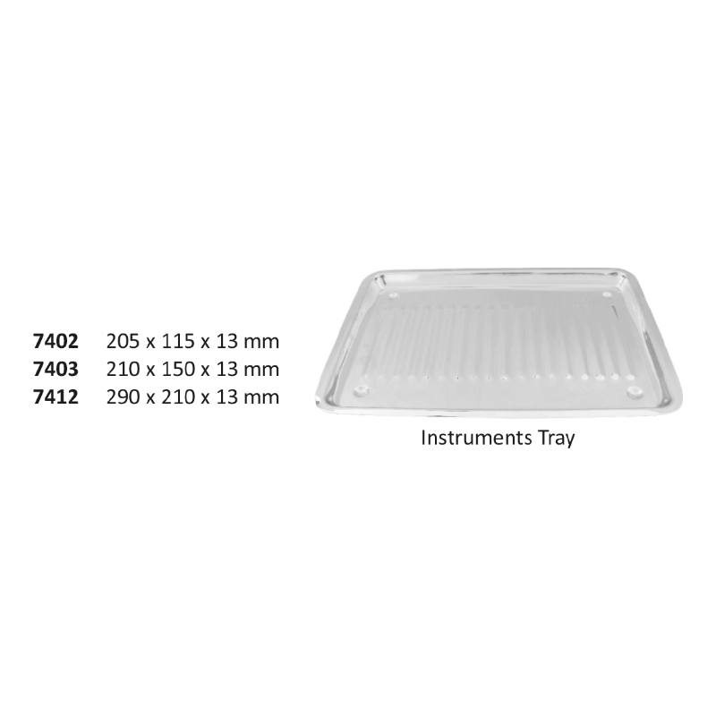 Instruments Tray, Single 185 x 290 x 1.3 mm